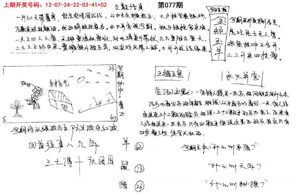 077期手写九龙内幕[图]